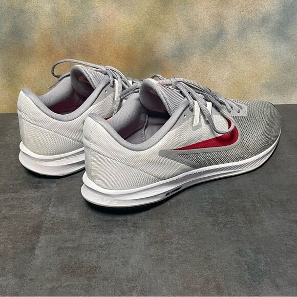 Nike Downshifter 9 Gray/White/Red Men\'s Running Shoes Size 12M main image 9